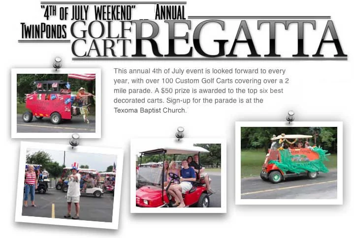 Twin Ponds Golf Cart Regatta parade