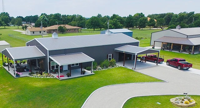 Twin Ponds Barndominium homes